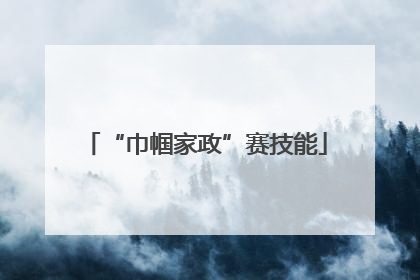 “巾帼家政”赛技能