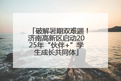 破解暑期双难题！济南高新区启动2025年“伙伴+”学生成长共同体