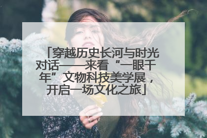 穿越历史长河与时光对话——来看“一眼千年”文物科技美学展，开启一场文化之旅