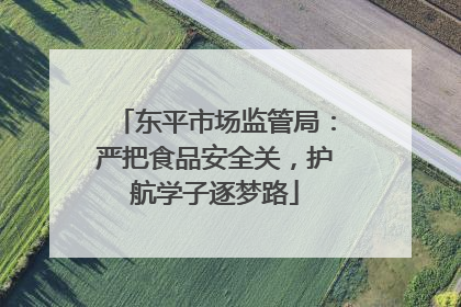 东平市场监管局：严把食品安全关，护航学子逐梦路