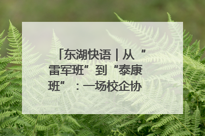 东湖快语｜从“雷军班”到“泰康班”：一场校企协同的“接力赛”