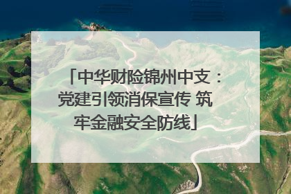 中华财险锦州中支：党建引领消保宣传 筑牢金融安全防线