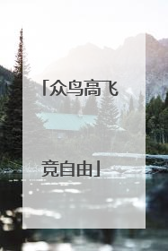 众鸟高飞竞自由