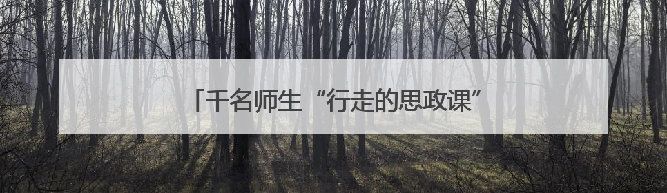 千名师生“行走的思政课”：在闽宁大地感悟思想伟力