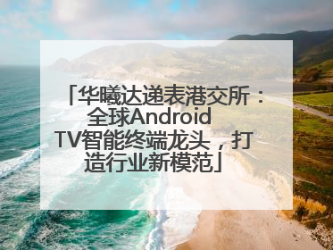 华曦达递表港交所：全球Android TV智能终端龙头，打造行业新模范