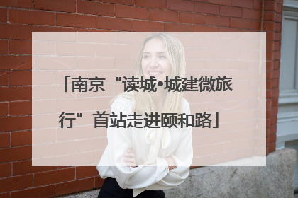 南京“读城•城建微旅行”首站走进颐和路