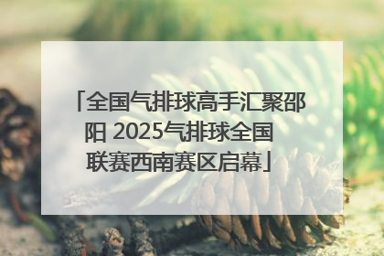 全国气排球高手汇聚邵阳 2025气排球全国联赛西南赛区启幕