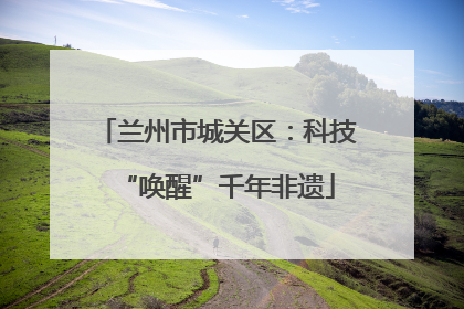 兰州市城关区：科技“唤醒”千年非遗