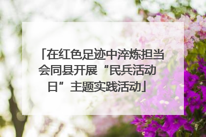 在红色足迹中淬炼担当 会同县开展“民兵活动日”主题实践活动