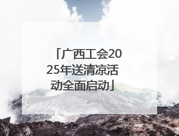 广西工会2025年送清凉活动全面启动