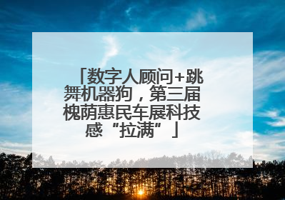 数字人顾问+跳舞机器狗，第三届槐荫惠民车展科技感“拉满”