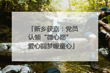 新乡获嘉：党员认领“微心愿” 爱心圆梦暖童心