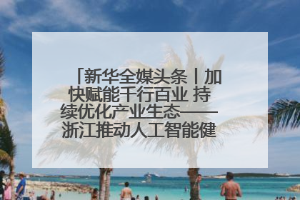 新华全媒头条丨加快赋能千行百业 持续优化产业生态——浙江推动人工智能健康有序发展观察