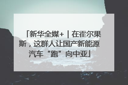 新华全媒+｜在霍尔果斯，这群人让国产新能源汽车“跑”向中亚