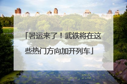 暑运来了！武铁将在这些热门方向加开列车