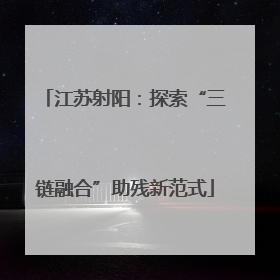 江苏射阳：探索“三链融合”助残新范式