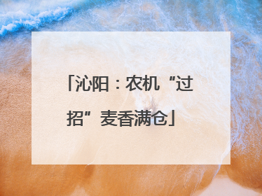 沁阳：农机“过招”麦香满仓