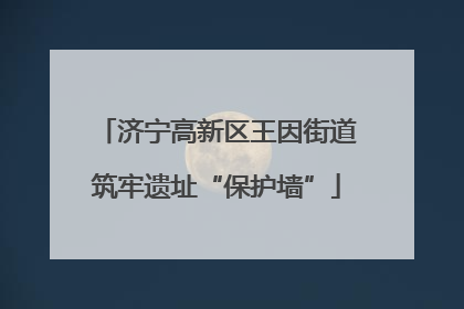 济宁高新区王因街道筑牢遗址“保护墙”