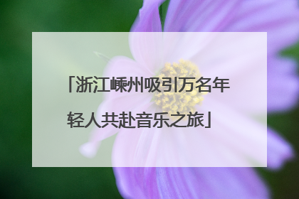 浙江嵊州吸引万名年轻人共赴音乐之旅