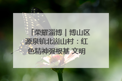 荣耀淄博｜博山区源泉镇北崮山村：红色精神强根基 文明新风润山乡