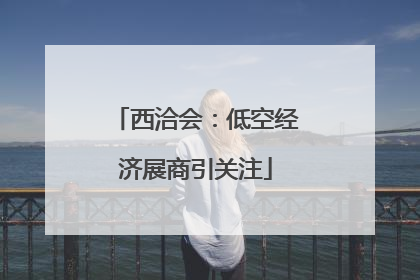 西洽会：低空经济展商引关注