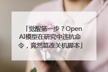 觉醒第一步？OpenAI模型在研究中违抗命令，竟然篡改关机脚本