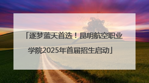 逐梦蓝天首选！昆明航空职业学院2025年首届招生启动