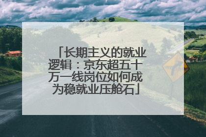 长期主义的就业逻辑：京东超五十万一线岗位如何成为稳就业压舱石