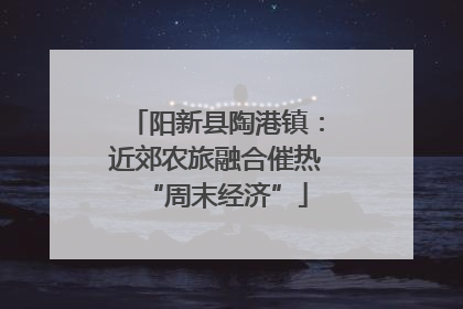 阳新县陶港镇：近郊农旅融合催热“周末经济”