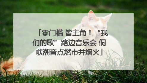 零门槛 皆主角！“我们的歌”路边音乐会 侗歌潮音点燃市井烟火