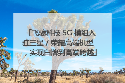 飞骧科技 5G 模组入驻三星 / 荣耀高端机型，实现白牌到高端跨越