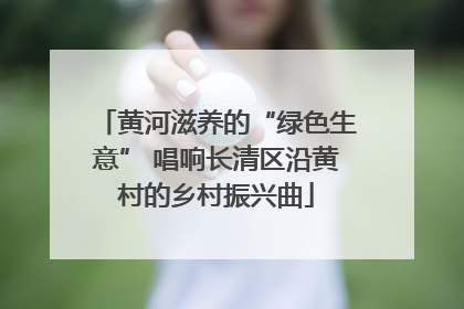 黄河滋养的“绿色生意” 唱响长清区沿黄村的乡村振兴曲