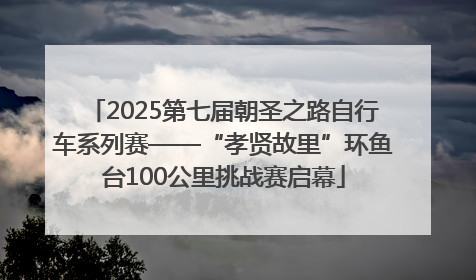 2025第七届朝圣之路自行车系列赛——“孝贤故里”环鱼台100公里挑战赛启幕